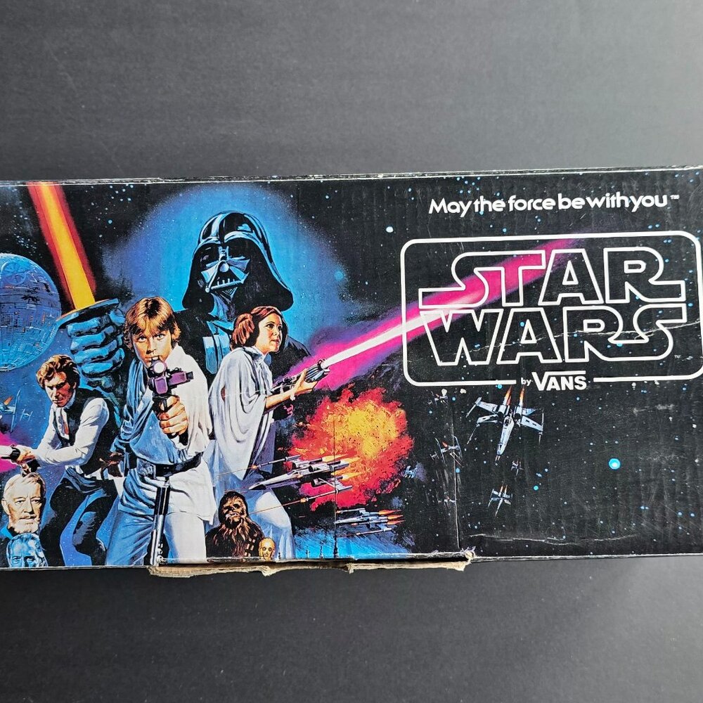 VANS Star Wars Casual Loafers in VANS Style with Comic Style Print - Picture 2 of 8